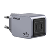 Ugreen Nexode Pro 45W hálózati töltő, 2x USB-C (szürke) - 0. kép