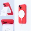 SILICONE MAG COVER tok kompatibilis MagSafe-el IPHONE 13 Pro piros - 3. kép