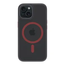 Tactical MagForce Hyperstealth 2.0 tok iPhone 15-höz fekete/piros