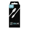 OBAL:ME Simple USB-A/USB-C Kábel 1m Fehér - 0. kép