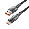 Tech-Protect UltraBoost USB-C / USB-C kábel 66W 6A 1m - szürke - 1. kép