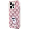 Original faceplate tok KARL LAGERFELD KLHCP15LHNCMKLP iPhone 15 PRO-hoz (Monogram / rózsaszín) - 0. kép