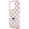 Original faceplate tok KARL LAGERFELD KLHCP15LHNCMKLP iPhone 15 PRO-hoz (Monogram / rózsaszín) - 4. kép