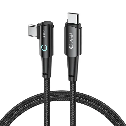 Tech-Protect UltraBoost L USB-C / USB-C kábel 60W 6A 1m - szürke