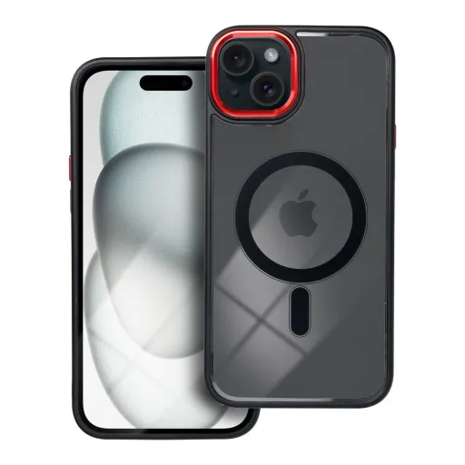 COLOR EDGE MAG COVER tok kompatibilis MagSafe-fel IPHONE 15 Plus fekete piros COLOR EDGE MAG COVER tok kompatibilis MagSafe-fel IPHONE 15 Plus fekete piros