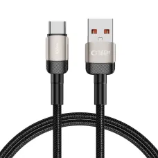 Tech-Protect UltraBoost Evo Type-C USB kábel 100W 5A 1m - titán