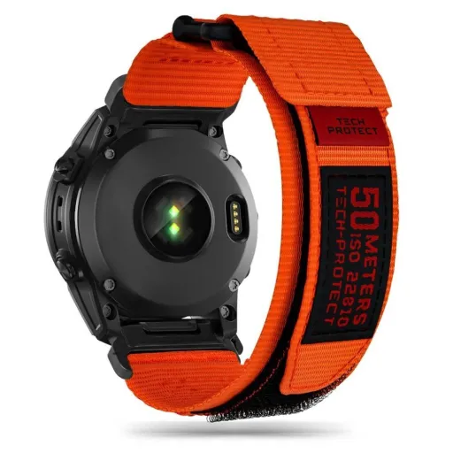 Tech-Protect Scout Pro szíj Garmin Fenix 5 / 6 / 6 Pro / 7 - narancssárga