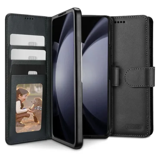 Tech-Protect Wallet tok Samsung Galaxy Z Fold 6 - fekete