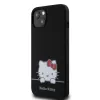 Hello Kitty Liquid Silicone Daydreaming Logo tok iPhone 13-hoz, fekete - 0. kép