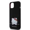 Hello Kitty Liquid Silicone Daydreaming Logo tok iPhone 13-hoz, fekete - 3. kép