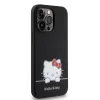 Hello Kitty Liquid Silicone Daydreaming Logo tok iPhone 13 Pro fekete - 2. kép