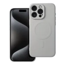 SILICONE MAG COVER tok kompatibilis a MagSafe technológiával iPhone 15 Pro Max titanium
