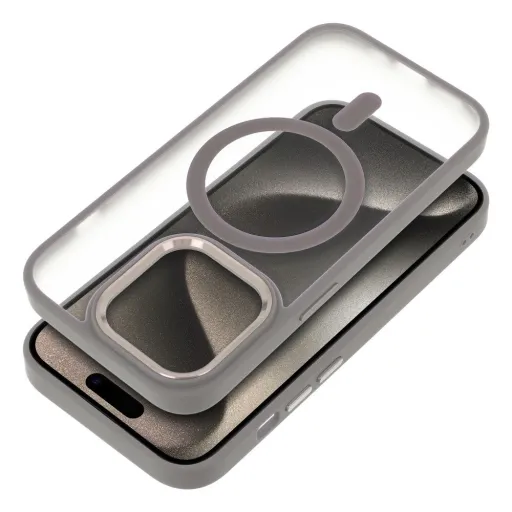 MATTE MAG COVER tok kompatibilis MagSafe technológiával az IPHONE 15 Pro Max titán változatához MATTE MAG COVER tok kompatibilis MagSafe technológiával az IPHONE 15 Pro Max titán változatához