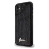 GUESS tok IPHONE 11 GUHCN61PSFDGSK (Sequin Script Metal) fekete tok - 0. kép