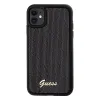 GUESS tok IPHONE 11 GUHCN61PSFDGSK (Sequin Script Metal) fekete tok - 1. kép