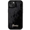 GUESS tok iPhone 14 GUHCP14SPSFDGSK (Sequin Script Metal) fekete - 1. kép