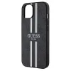 GUESS tok IPHONE 15-höz kompatibilis MagSafe funkcióval GUHMP15SP4RPSK (4G Printed Stripes) fekete - 1. kép