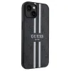 GUESS tok IPHONE 15-höz kompatibilis MagSafe funkcióval GUHMP15SP4RPSK (4G Printed Stripes) fekete - 3. kép