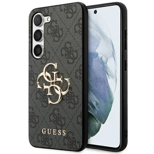 GUESS tok Samsung Galaxy S23 FE GUHCS23FE4GMGGR (Big Metal Logo) szürke