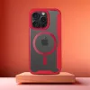 Smart Mag fliptok, kompatibilis MagSafe-el, iPhone 15 Pro Max piros tok - 2. kép