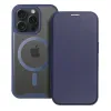 SMART MAG Fliptok kompatibilis MagSafe-fel - iPhone 15 Pro Max kék tok - 0. kép