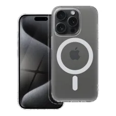 FROST MAG COVER tok kompatibilis MagSafe-fel az IPHONE 15-höz, átlátszó