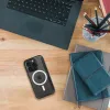 SMART MAG fliptok MagSafe-kompatibilis IPHONE 15 Pro fekete tok - 2. kép