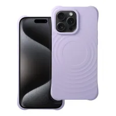 Silicone Zephyr Mag tok kompatibilis MagSafe iPhone 15 lila