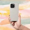 Silicone Zephyr Mag tok kompatibilis MagSafe iPhone 15-höz, fehér - 3. kép