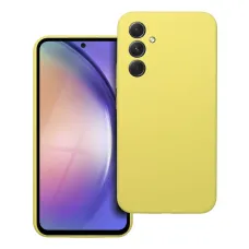 SAMSUNG Galaxy A54 5G citromsárga tok szilikon