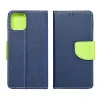 FANCY fliptok SAMSUNG A14 4G / A14 5G-hez tengerészkék / lime tok - 1. kép