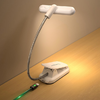Glocusent Forgatható Vezeték Nélküli Lámpa, USB-C 1000mAh (Fehér) olvasólámpa - 3. kép