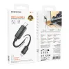 Borofone Cable BU53 Meteor - Type C to Type C - 60W 3A 1,2 méter fekete - 2. kép