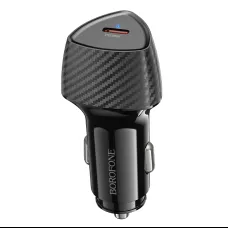 Borofone autós töltő BZ31B Solid - Type C - PD 30W fekete