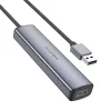 Borofone Adapter DH12 Fliptok 4 az 1-ben - USB 4xUSB 2.0 - 1,2 méter szürke - 0. kép