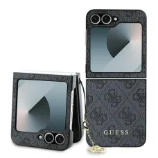 Original Case DKNY 4G Charm GUHCZF6GF4GGR Samsung Galaxy Z Flip 6 tok fekete