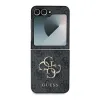 Original Case DKNY Leather 4G Metal Logo GUHCZF64GMGGR Samsung Galaxy Z Flip 6 tok fekete - 0. kép