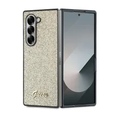 Original Case GUESS 4G Glitter Script GUHCZFD6HGGSHD Samsung Galaxy Z Fold 6 tok arany