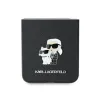 Original fliptok KARL LAGERFELD Saffiano Metal Pin KLHCZF6SAPKCNPK Samsung Galaxy Z Flip 6 fekete tok - 3. kép