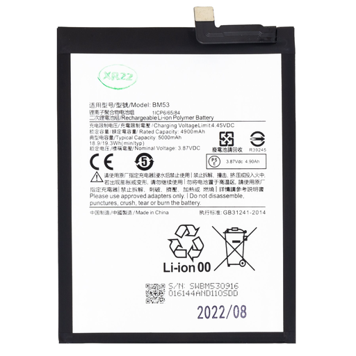 BM53 Xiaomi akkumulátor 5000mAh (OEM)