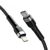 Wozinsky WNBCL1 Lightning / USB-C PD 30W kábel 1 m - fekete - 0. kép