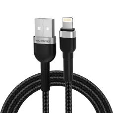 Wozinsky WNBAL1 USB-A / Lightning 2.4A kábel 1 m - fekete