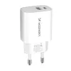 Wozinsky WGWCW USB-A USB-C 20W hálózati töltő - fehér - 0. kép