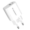 Wozinsky WGWCW USB-A USB-C 20W hálózati töltő - fehér - 1. kép