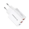 Wozinsky CWCUCW 30W USB-C / 2 x USB-A hálózati töltő - fehér - 2. kép