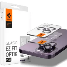 Spigen OPTIK.TR „EZ FIT” OCHRANA KAMERY 2-BALENIE IPHONE 14 PRO / 14 PRO MAX TMAVOFIALOVÁ sklenená fólia Spigen OPTIK.TR „EZ FIT” OCHRANA KAMERY 2-BALENIE IPHONE 14 PRO / 14 PRO MAX TMAVOFIALOVÁ sklenená fólia