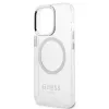 Guess Metal Outline MagSafe tok iPhone 13 Pro / iPhone 13 - ezüst - 4. kép