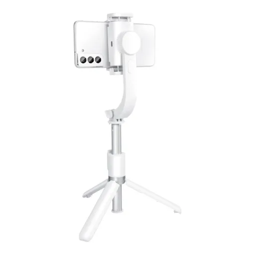 Combo selfie bot állvánnyal és Bluetooth távirányítóval GIMBAL STABILIZÁTORRAL fekete SSTR-L08
