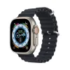 DUX DUCIS OCEAN WAVE szilikonszíj Apple Watch 38 / 40 / 41 mm grafit - 0. kép