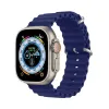 DUX DUCIS szíj OCEAN WAVE szilikon Apple Watch 38 / 40 / 41 mm kék - 0. kép